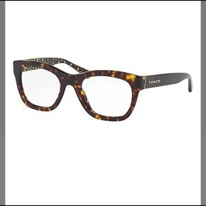 Square COACH logo glasses NEW